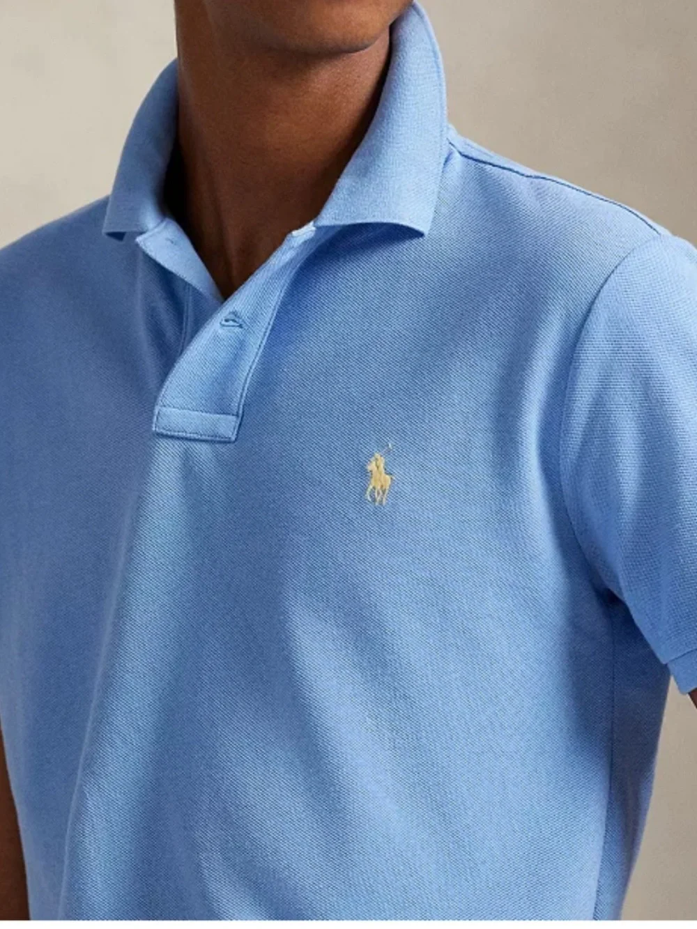 Polo Ralph Lauren Cotton Polo Shirt in Bristol Blue mens size XXL coastal preppy